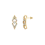 Fierce Aura – Lab Diamond Solitaire Earrings thumbnail 4
