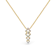 Fierce Aura - Lab Diamond Solitaire Necklace thumbnail 1