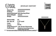 Fierce Aura - Lab Diamond Solitaire Necklace thumbnail 5