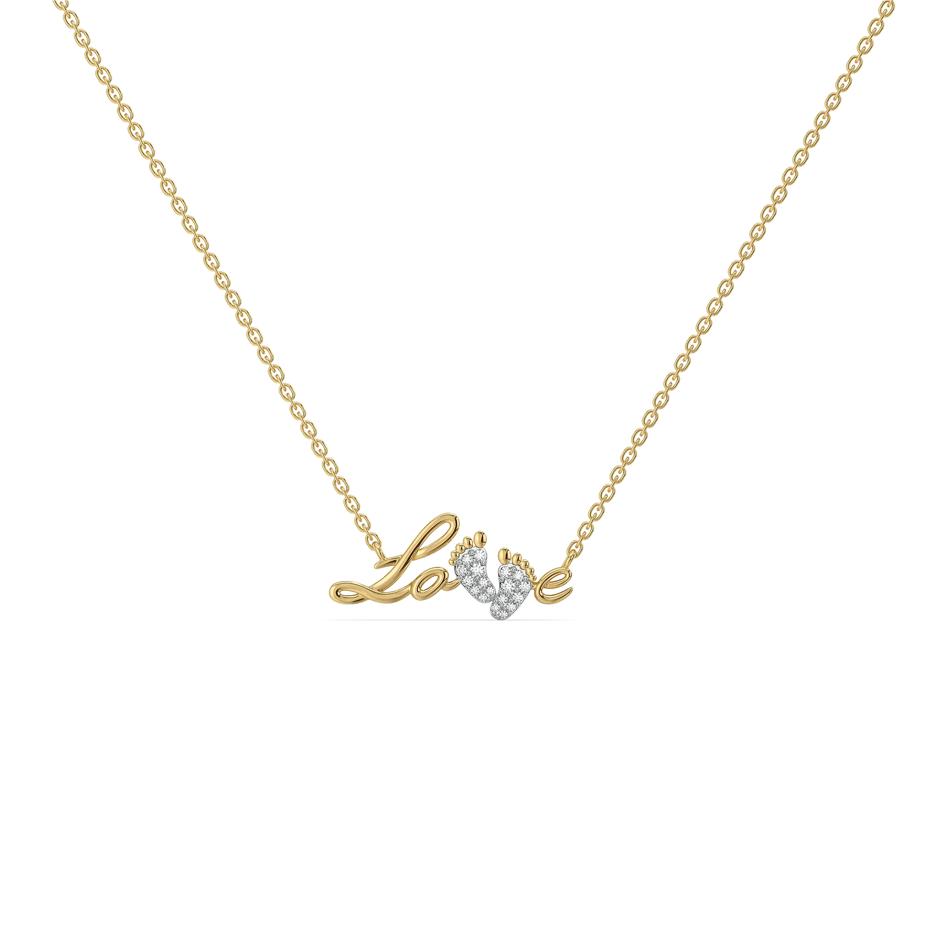 First Steps - Lab Diamond Necklace — image 1