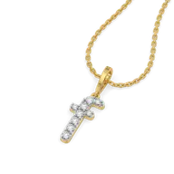 Flawless F - Lab Diamond Alphabet Pendant thumbnail 2