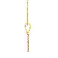 Flawless F - Lab Diamond Alphabet Pendant thumbnail 3
