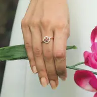 Fleur de Luxe - Lab Diamond Fashion Ring thumbnail 1
