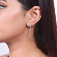 FlexiLink - Lab Diamond Drop Earrings thumbnail 1