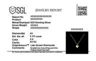 Flip of Love - Lab Diamond Necklace thumbnail 7