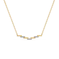 Floating Staircase - Lab Diamond Necklace thumbnail 1