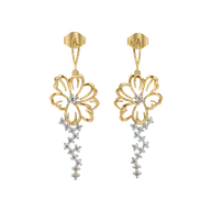 Flora Dewdrops - Lab Diamond Earrings thumbnail 1