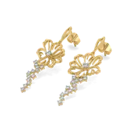 Flora Dewdrops - Lab Diamond Earrings thumbnail 4