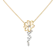 Flora Dewdrops - Lab Diamond Necklace thumbnail 1