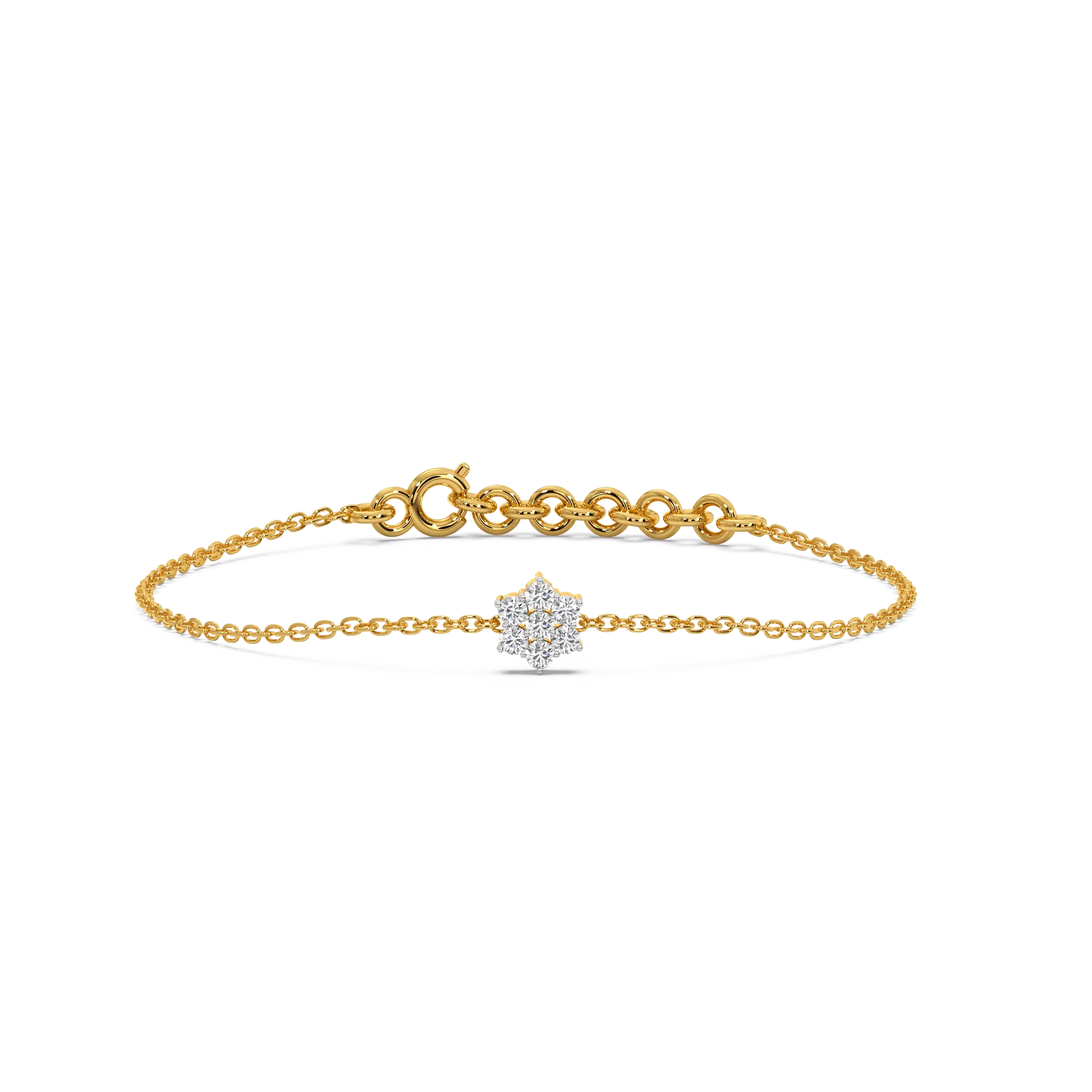Floral Essence - Lab Diamond Bracelet — image 1
