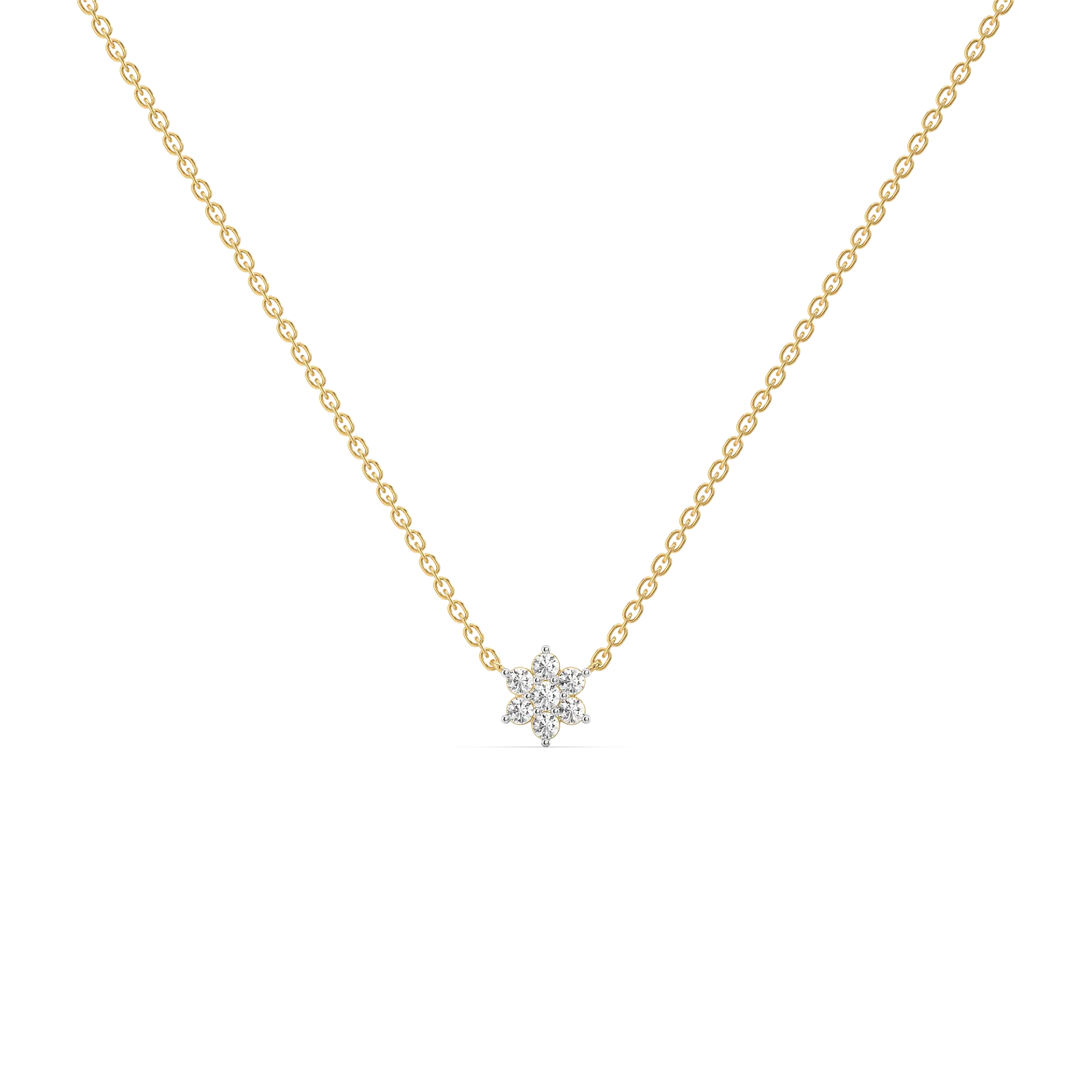 Floral Essence - Lab Diamond Necklace — image 1