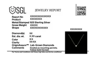 Floral Essence - Lab Diamond Necklace thumbnail 4