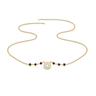 Floral Promise - Lab Diamond Mangalsutra Necklace thumbnail 3