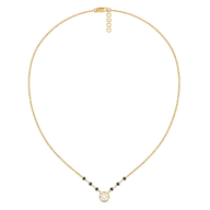 Floral Promise - Lab Diamond Mangalsutra Necklace thumbnail 5