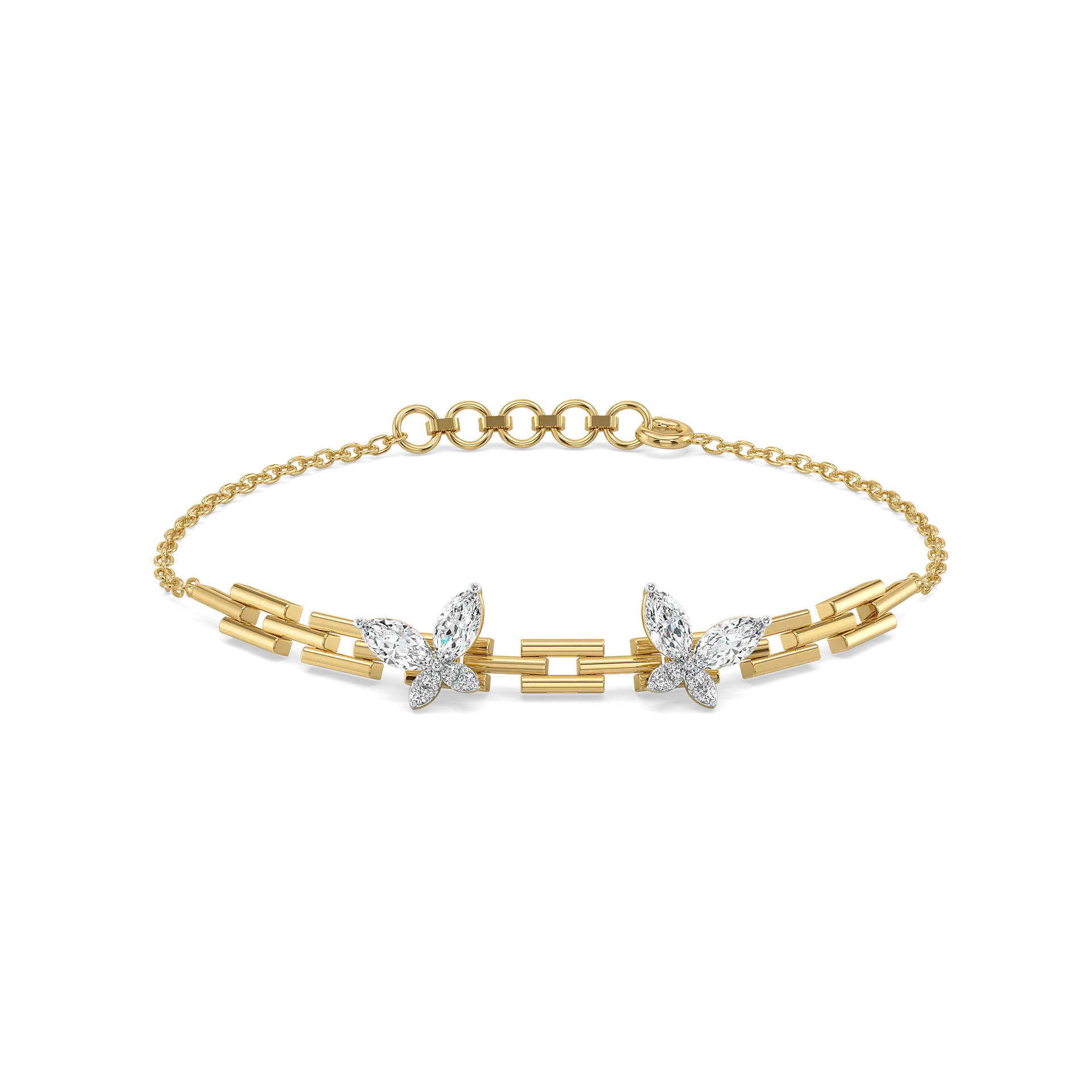 Flutter of Light - Lab Diamond Bracelet