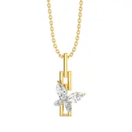 Flutter of Light - Lab Diamond Pendant thumbnail 1