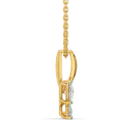 Fluttered Grace - Pure Gold Lab Diamond Pendant thumbnail 4