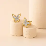 Flutterkiss Studs - Lab Diamond Earrings thumbnail 4