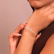 Forever Emerald - Pure Gold Lab Diamond Solitaire Bangle thumbnail 2
