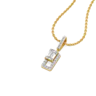 Forever Emerald - Pure Gold Lab Diamond Solitaire Pendant thumbnail 1
