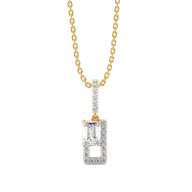 Forever Emerald - Pure Gold Lab Diamond Solitaire Pendant thumbnail 2