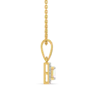 Framed Brilliance - Pure Gold Lab Diamond Pendant thumbnail 3