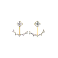 Front & Beyond – Lab Diamonds Dual-Wear Earrings thumbnail 1