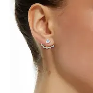 Front & Beyond – Lab Diamonds Dual-Wear Earrings thumbnail 2