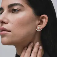 Front & Beyond – Lab Diamonds Dual-Wear Earrings thumbnail 3