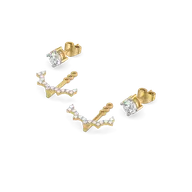 Front & Beyond – Lab Diamonds Dual-Wear Earrings thumbnail 5