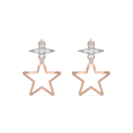 Galaxy Charm Ear Jacket - Lab Diamond Earrings thumbnail 4