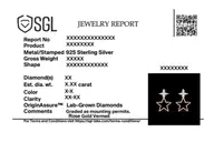 Galaxy Charm Ear Jacket - Lab Diamond Earrings thumbnail 7
