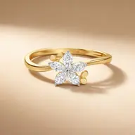 Garden of Light - Pure Gold Lab Diamond Ring thumbnail 1