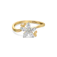 Garden of Light - Pure Gold Lab Diamond Ring thumbnail 3