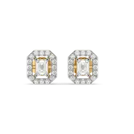 Gatsby Glamour - Pure Gold Lab Diamond Stud Earrings thumbnail 2