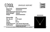 Gemini Light - Lab Diamond Necklace thumbnail 5