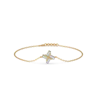 Geometric Glow - Lab Diamond Bracelet thumbnail 1