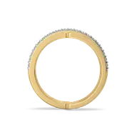 Geometric Statement - Lab Diamond Cocktail Ring thumbnail 5