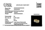 Geometric Statement - Lab Diamond Cocktail Ring thumbnail 7