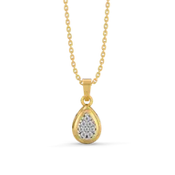 Glistening Raindrop - Lab Diamond Pendant Necklace thumbnail 1