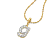 Glow-Up G - Lab Diamond Alphabet Pendant thumbnail 2