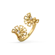 Golden Edge - Lab Diamond Open-Top Ring thumbnail 1
