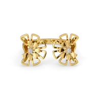 Golden Edge - Lab Diamond Open-Top Ring thumbnail 4