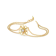 Golden Edge - Lab Diamond Solitaire Bracelet thumbnail 1