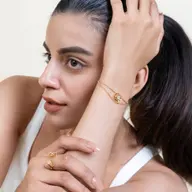 Golden Edge - Lab Diamond Solitaire Bracelet thumbnail 3