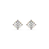 Golden Edge - Lab Diamond Solitaire Earrings thumbnail 2