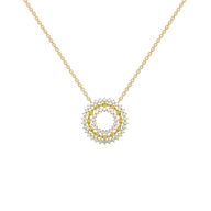Golden Hour - Lab Diamond and Citrine Necklace thumbnail 1