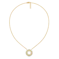 Golden Hour - Lab Diamond and Citrine Necklace thumbnail 3