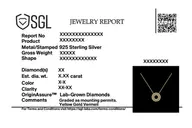Golden Hour - Lab Diamond and Citrine Necklace thumbnail 4