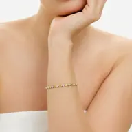 Golden Hour - Lab Diamond and Citrine Tennis Bracelet thumbnail 2